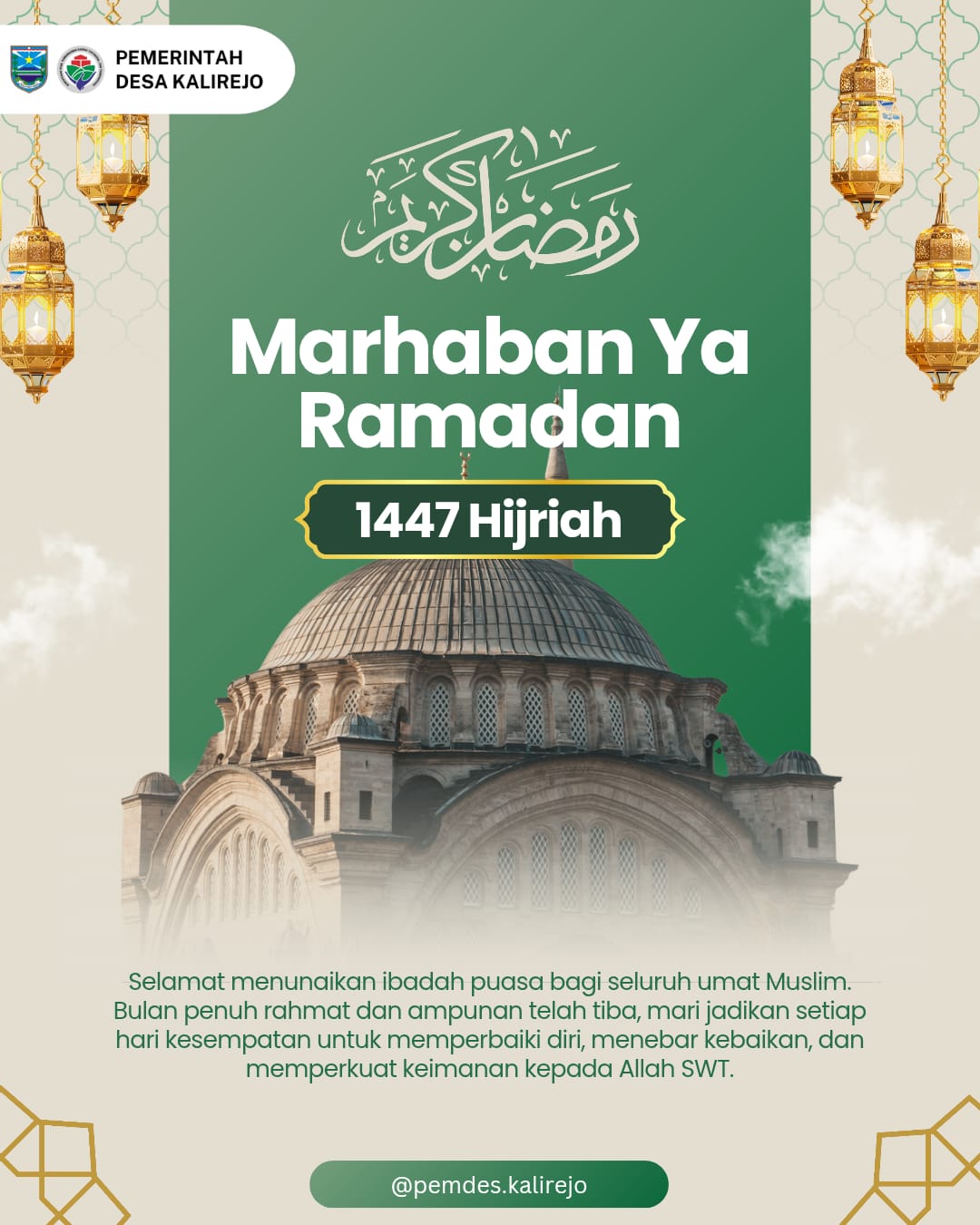 Marhaban Ya Ramadan 1447 Hijriah